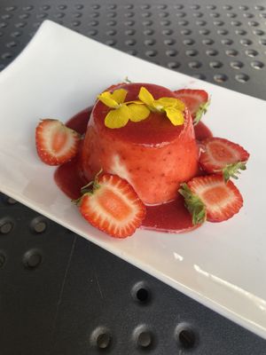 Panna cotta  at Manna 68 in Gdansk