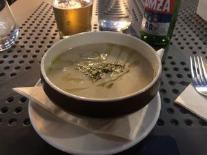 Pear soup  at Manna 68 in Gdansk