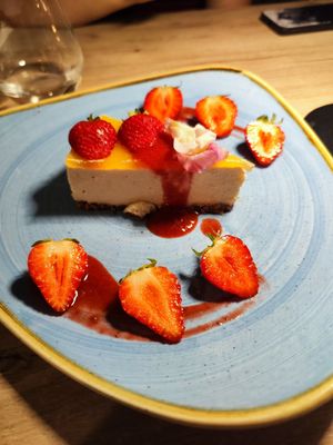 Lemon Cheesecake at Manna 68 in Gdansk