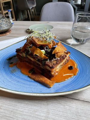 Vegan lasagna  at Manna 68 in Gdansk