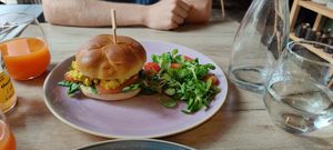 Breakfeast brioche at Manna 68 in Gdansk