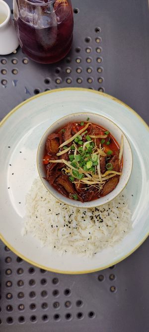 Mock duck at Manna 68 in Gdansk