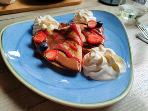 pancakes (breakfast menu) at Manna 68 in Gdansk