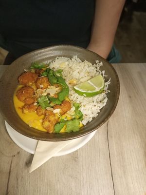 Fried cauliflower at Manna 68 in Gdansk