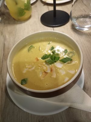 Thai soup at Manna 68 in Gdansk