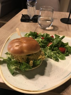  Tofu breakfast brioche  at Manna 68 in Gdansk