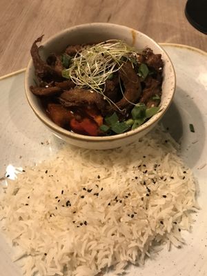 Duck in sweet and sour sauce   at Manna 68 in Gdansk