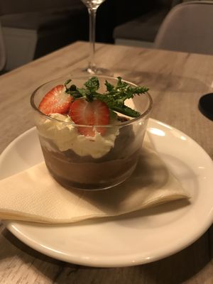 Chocolate mousse  at Manna 68 in Gdansk