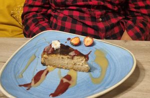 Cheesecake at Manna 68 in Gdansk
