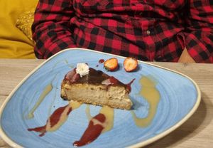 Cheesecake at Manna 68 in Gdansk