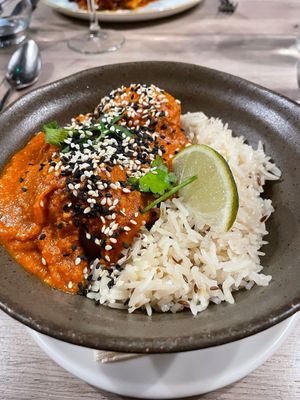 Tofu and prune koftas at Manna 68 in Gdansk