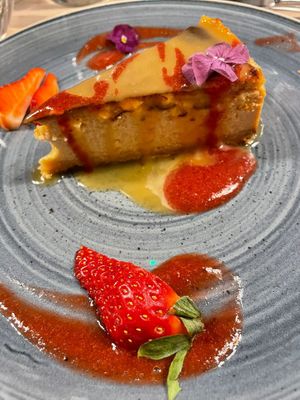 Cheesecake at Manna 68 in Gdansk