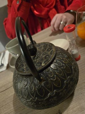 Tea in pot at Manna 68 in Gdansk