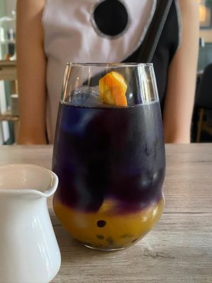 Passion fruit lemonade at Manna 68 in Gdansk