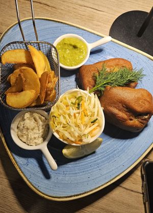 Fish and chips at Manna 68 in Gdansk