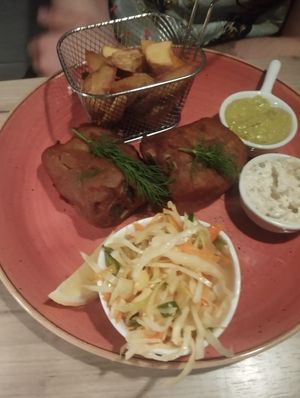 No-fish' n' chips at Manna 68 in Gdansk