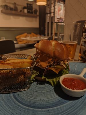 Burger nr 8 at Manna 68 in Gdansk