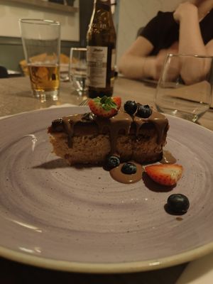 Biscoff cheesecake at Manna 68 in Gdansk