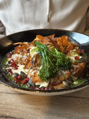 Cauliflower steak  at Manna 68 in Gdansk