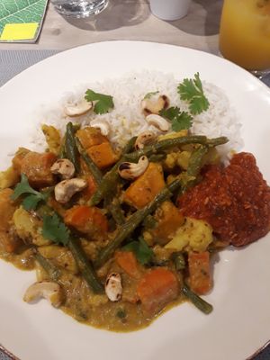 Vegan Sri Lankan Curry at Manna 68 in Gdansk