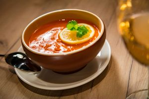 Lentil Dhal Soup at Manna 68 in Gdansk