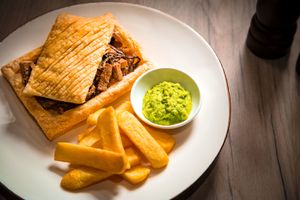 Mushroom Vol-au-Vent at Manna 68 in Gdansk