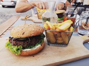 Burger at Manna 68 in Gdansk