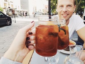 Alcoholfree icetea not to sweet perfect at Manna 68 in Gdansk