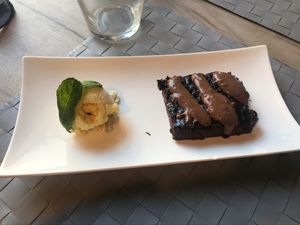 Brownie at Manna 68 in Gdansk