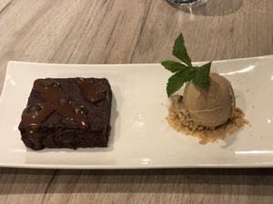 Brownie  at Manna 68 in Gdansk