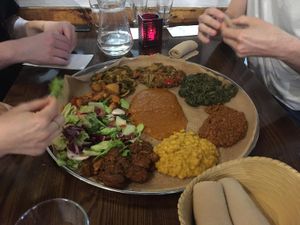 A platter for 4! (Enough for 5) at Adulis - Oval in South West London