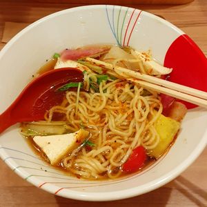Soya Broth Vegan Ramen at Soranoiro Nippon in Tokyo