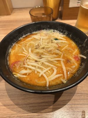 Vegan ramen  at Soranoiro Nippon in Tokyo