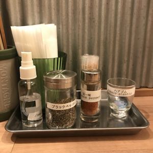 On the table...  at Soranoiro Nippon in Tokyo