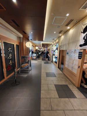 Ramen street at Soranoiro Nippon in Tokyo