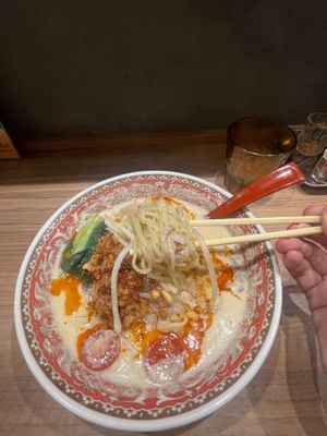 Delicious vegan ramen! So good   at Soranoiro Nippon in Tokyo