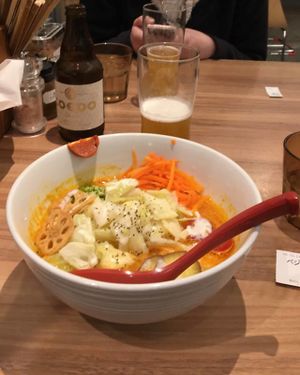 Vegan Ramen at Soranoiro Nippon in Tokyo