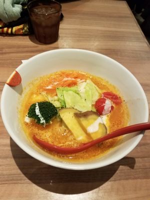 vegan ramen at Soranoiro Nippon in Tokyo