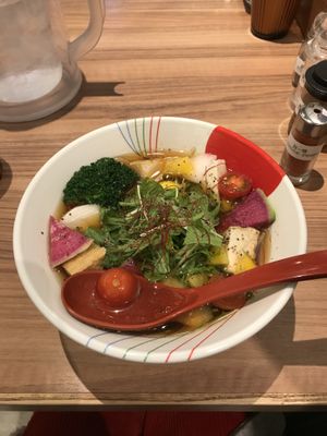 vegan ramen at Soranoiro Nippon in Tokyo