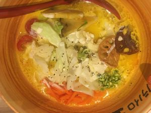 Vegan Ramen at Soranoiro Nippon in Tokyo