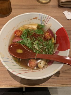 Gluten free vegan ramen  at Soranoiro Nippon in Tokyo