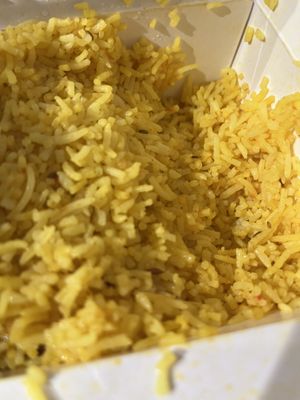 Turmeric rice  at Spice Room in Denver