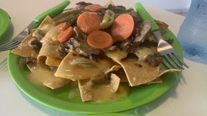 Nachos at Antojito Con Amor in Cancun