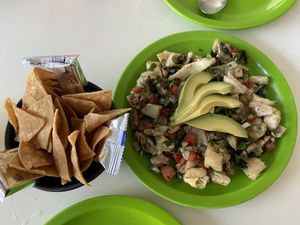 Seviche at Antojito Con Amor in Cancun