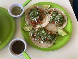 Broscoa tacos at Antojito Con Amor in Cancun