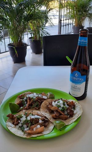 Tacos de Setas at Antojito Con Amor in Cancun