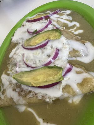 Enchiladas  at Antojito Con Amor in Cancun