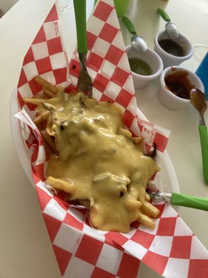 Texmex fries  at Antojito Con Amor in Cancun