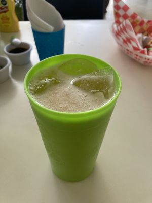 Agua Fresca - melon  at Antojito Con Amor in Cancun