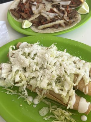 Flautas  at Antojito Con Amor in Cancun